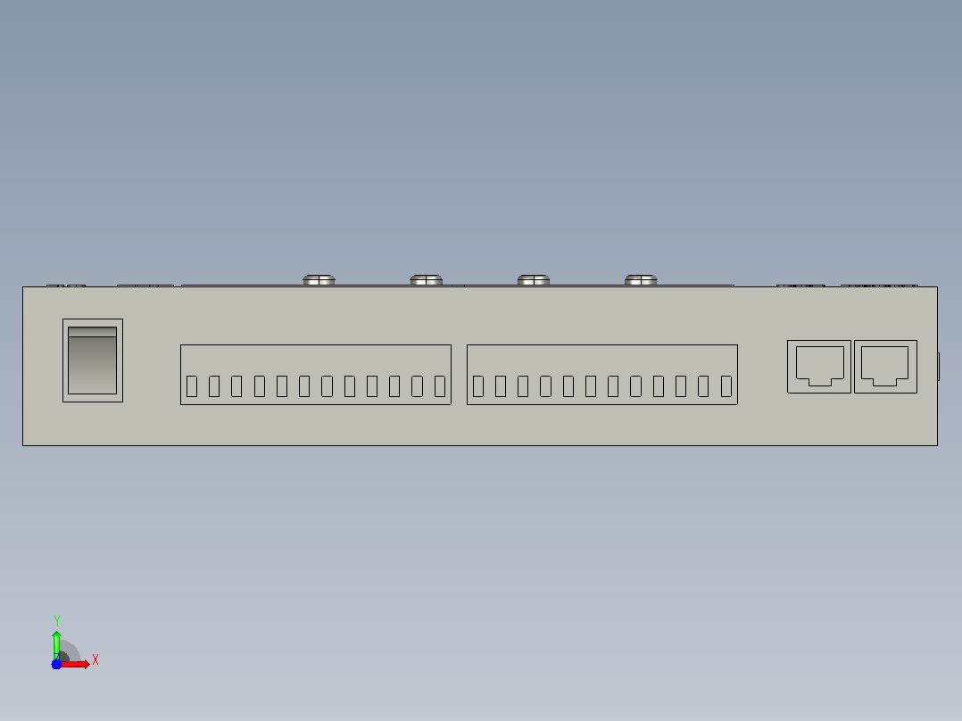 T300K LED 控制器前视图