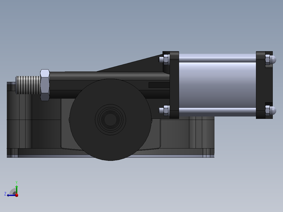 WAMV1FS150蝶阀右视图