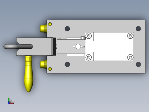 带锁开关杆俯视缩略图