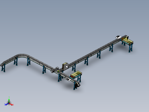 抛丸上料输送线