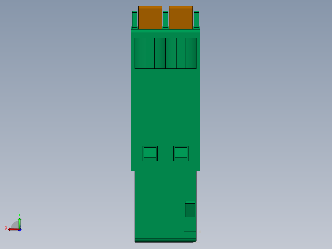 DEGSON 15EDG 系列 2.5mm 接线端子包-15EDGKD-2.5-xxP-14-00AH后视图