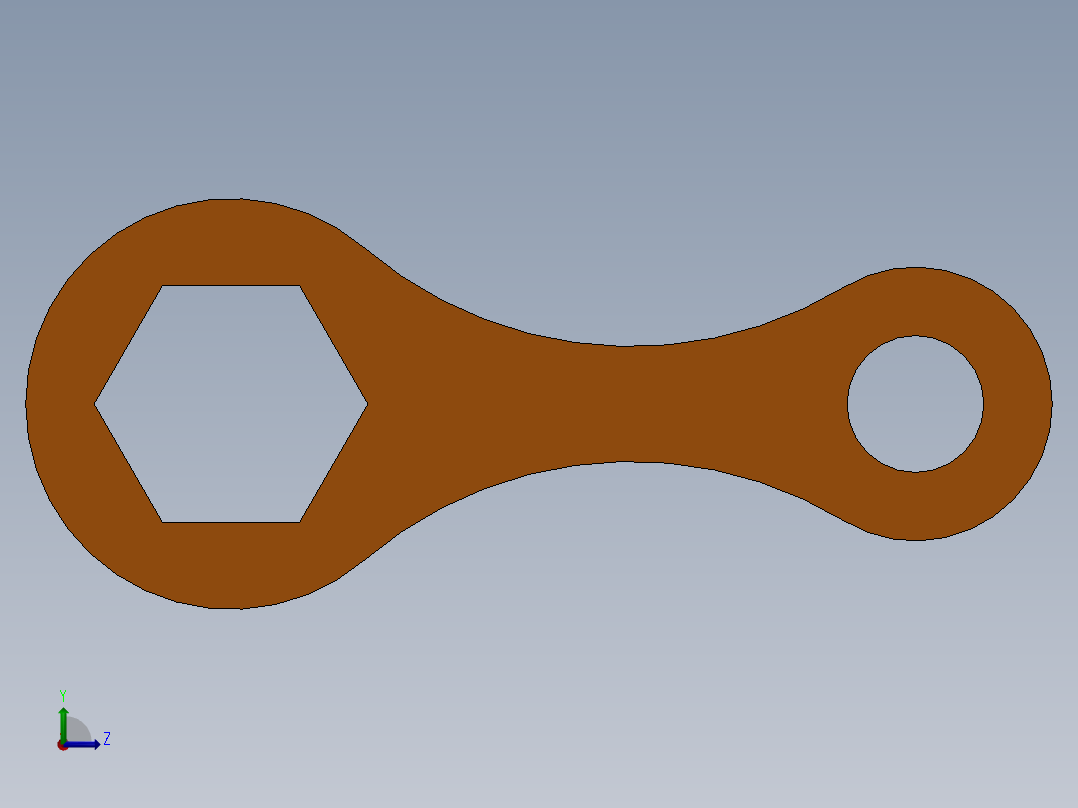 SW建模练习题-exercise 130左视图