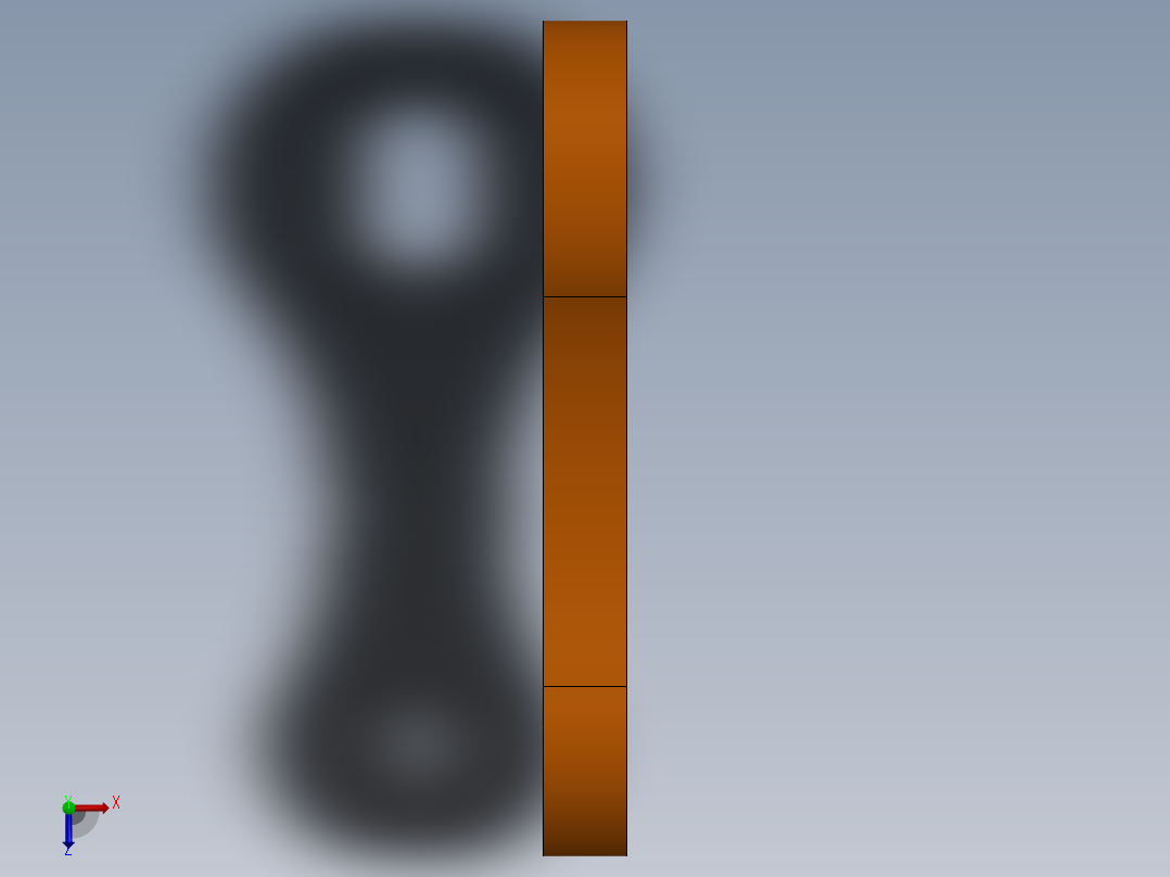 SW建模练习题-exercise 130俯视图