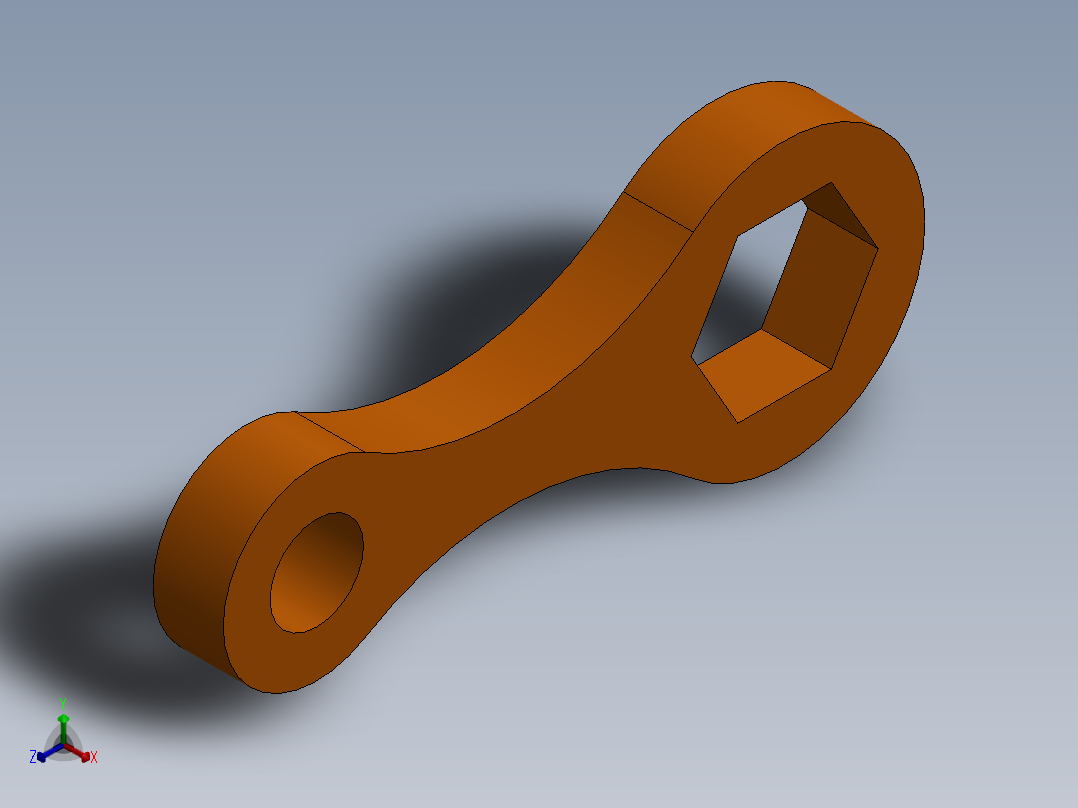 SW建模练习题-exercise 130正等轴测图