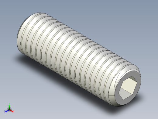 DIN 913-ISO 4026 固定螺钉-M10 L=30.STEP