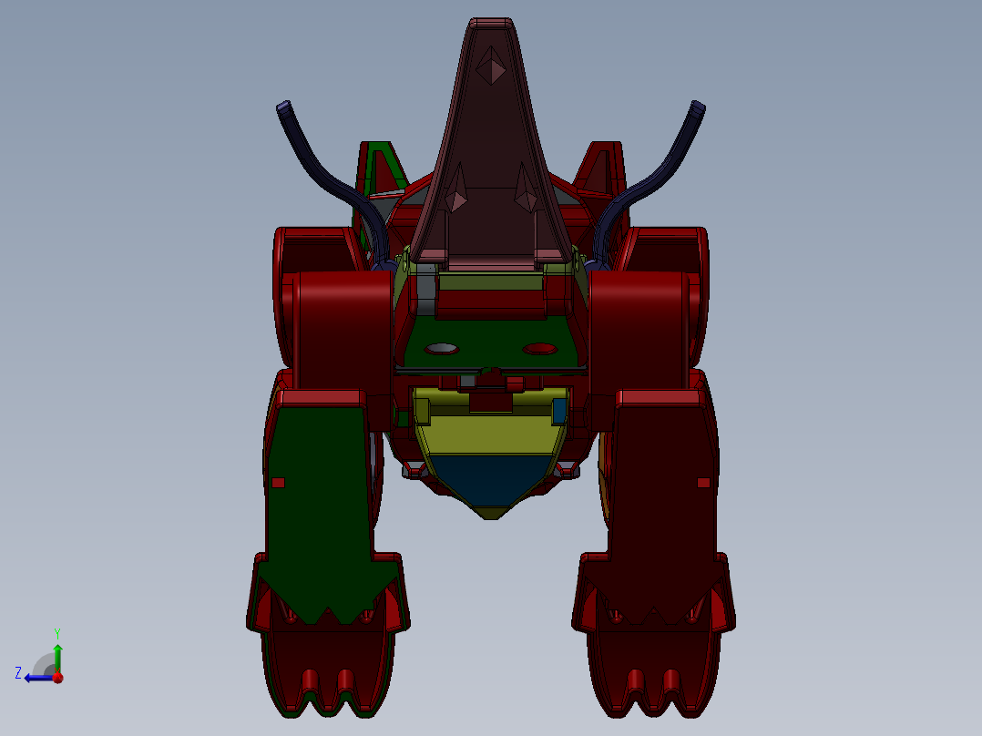 飞龙玩具3D模型右视图