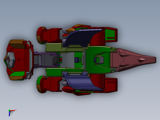 飞龙玩具3D模型俯视缩略图