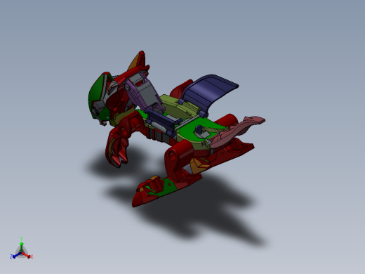 飞龙玩具3D模型正等轴测缩略图