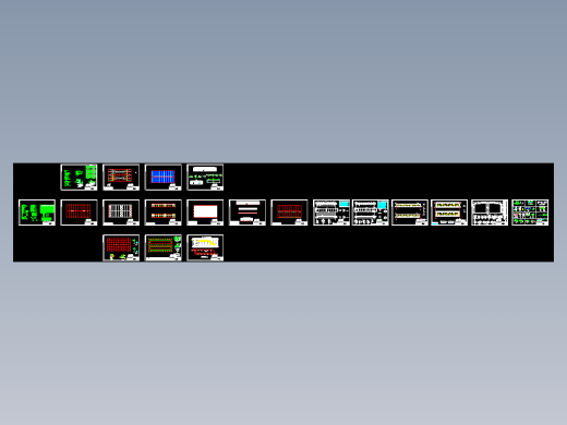 2×21米跨，80米长装配车间毕业设计（计算书、施组、建筑、结构图）