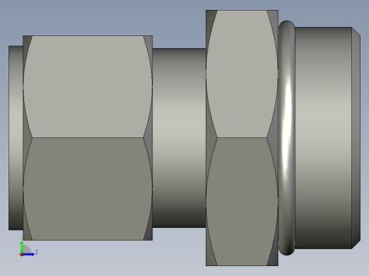 卡套式工业通用硬管接头16-20_f5bu-s左视缩略图
