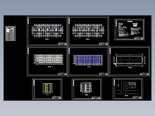 【6层】6000平米六层框架住宅楼（计算书、建筑、结构图）