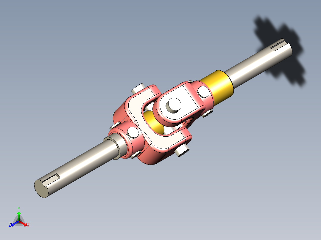 通用连接正等轴测图