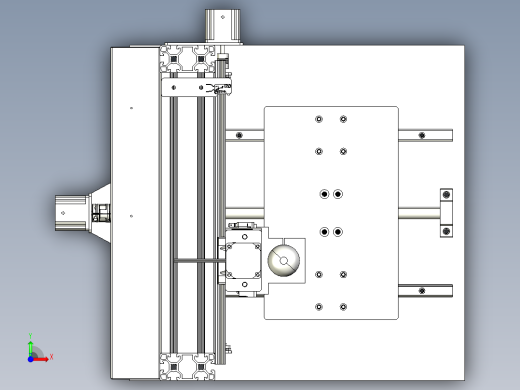 cnc-marking数控打标机3D图纸 STEP格式前视缩略图
