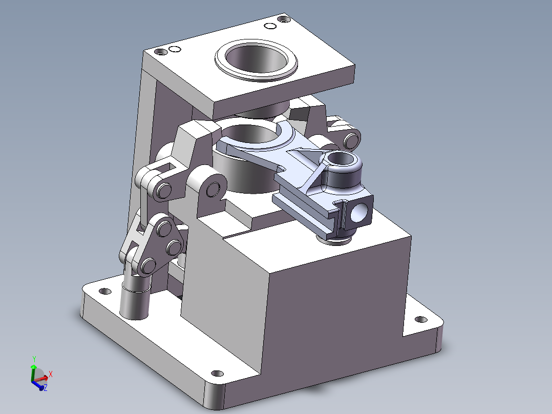 831002拨叉加工工艺及钻φ60孔夹具设计【含三维SolidWorks】
