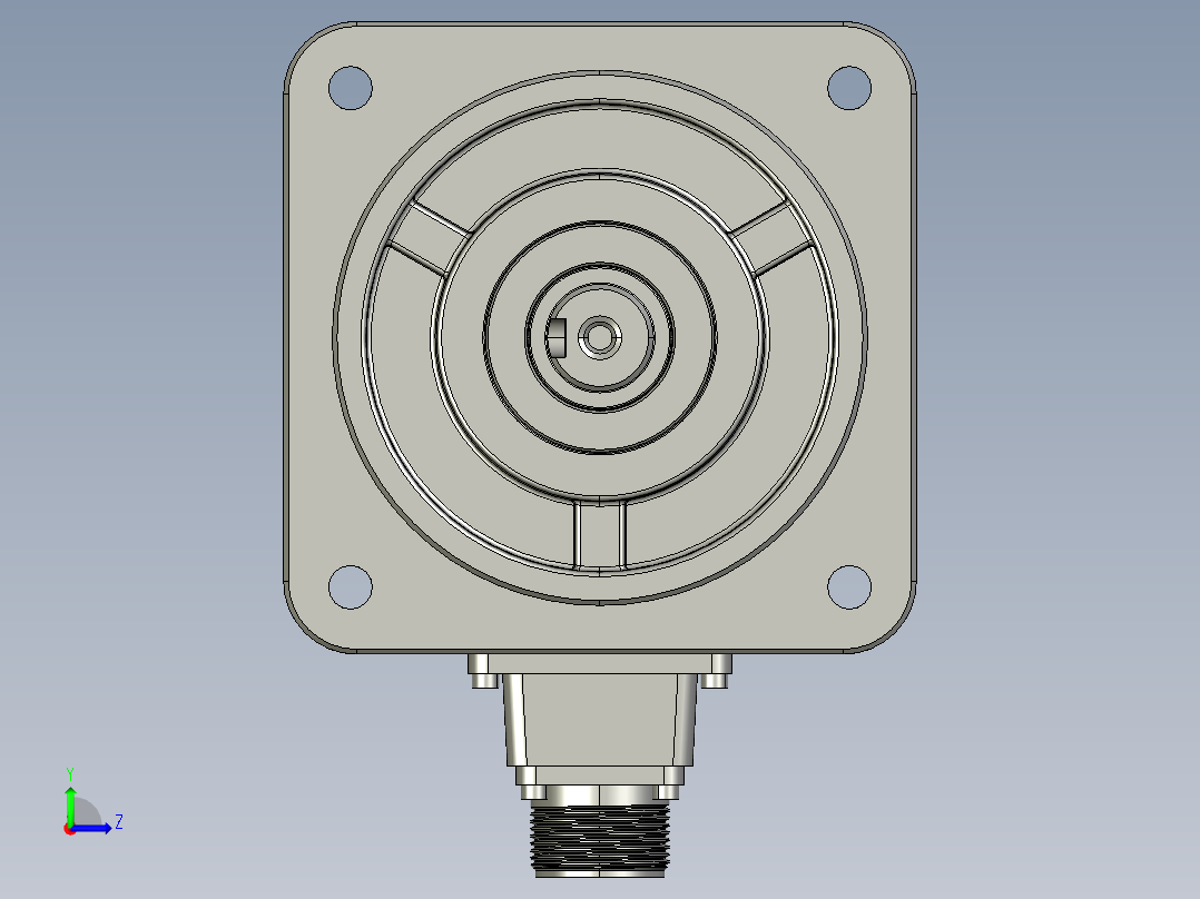 电机MS6G-130CN20B2-41P5左视图