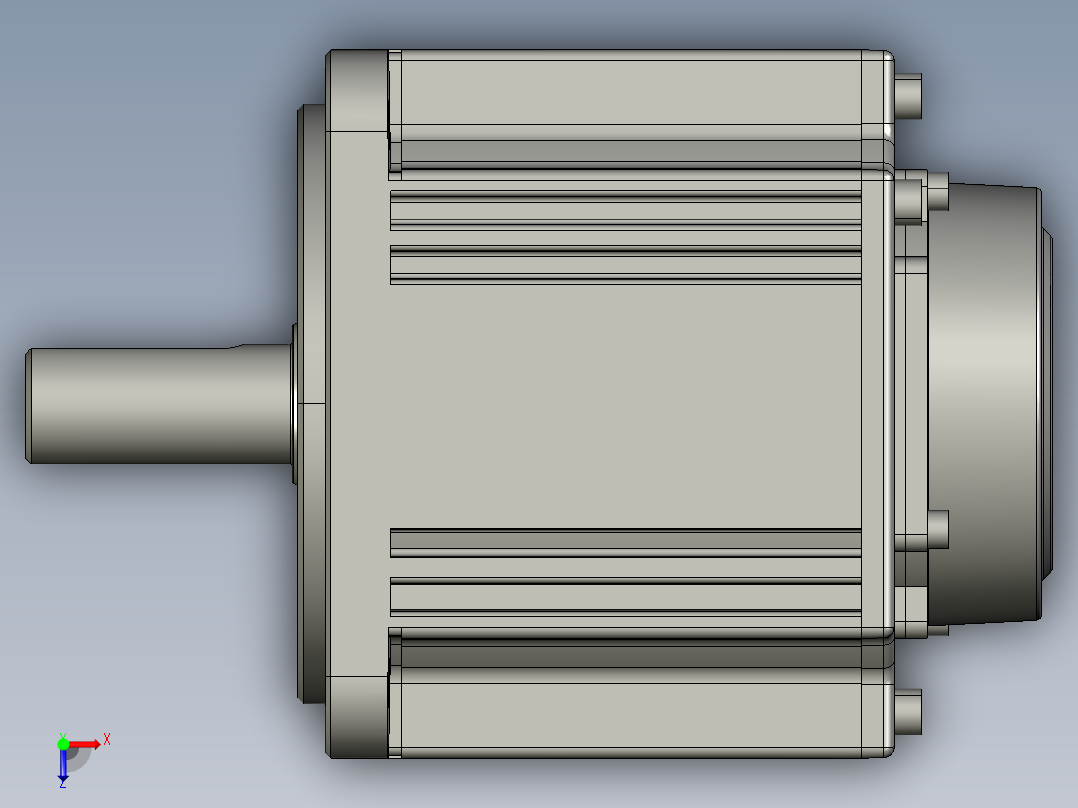 电机MS6G-130CN20B2-41P5俯视图