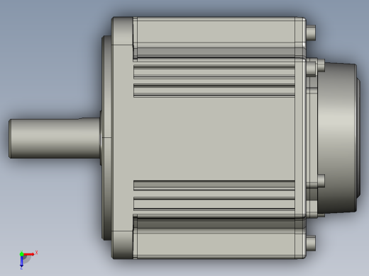 电机MS6G-130CN20B2-41P5俯视缩略图