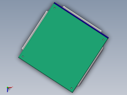 钣金综合机柜俯视缩略图