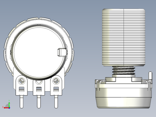 音量控制旋钮电位计后视缩略图