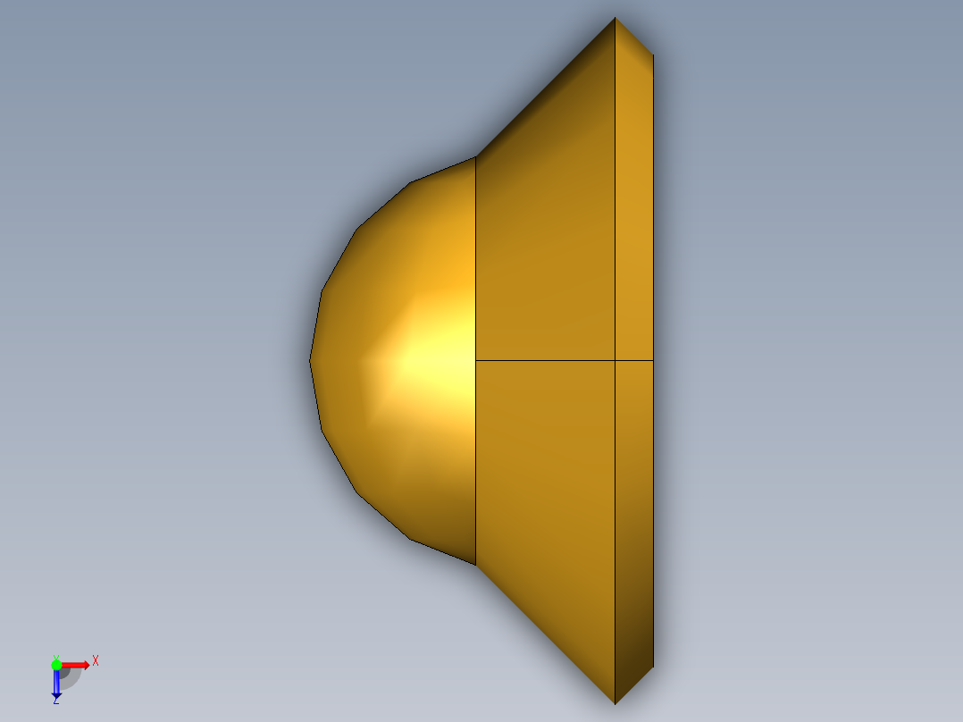 扩口式工业通用硬管接头Seal Bonnet 3GF-3俯视图