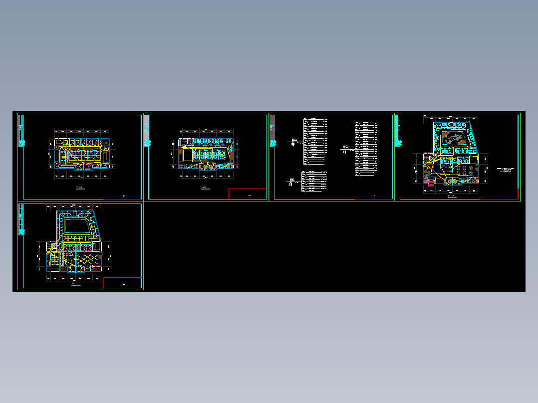 某茶楼照明电气布线图