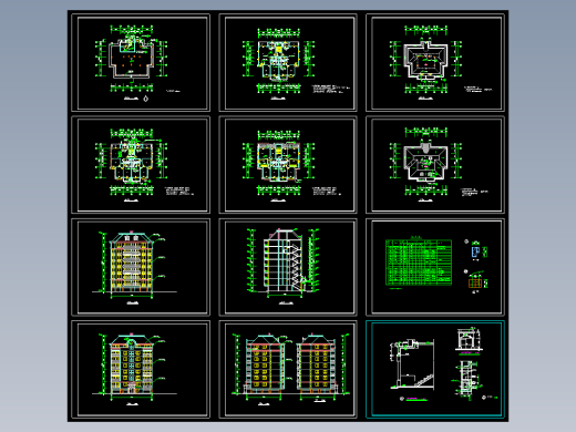 高层住宅建筑图六