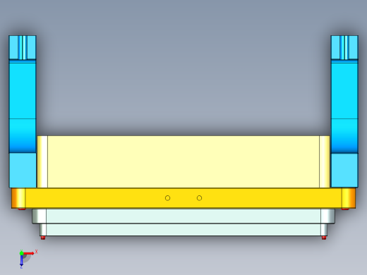 N500-COVER-笔记本CNC工装夹具三维模型CNC3俯视缩略图