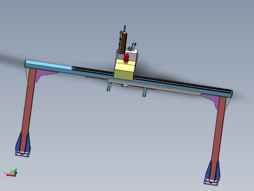 数控车管类零件桁架机械手sw18可编辑
