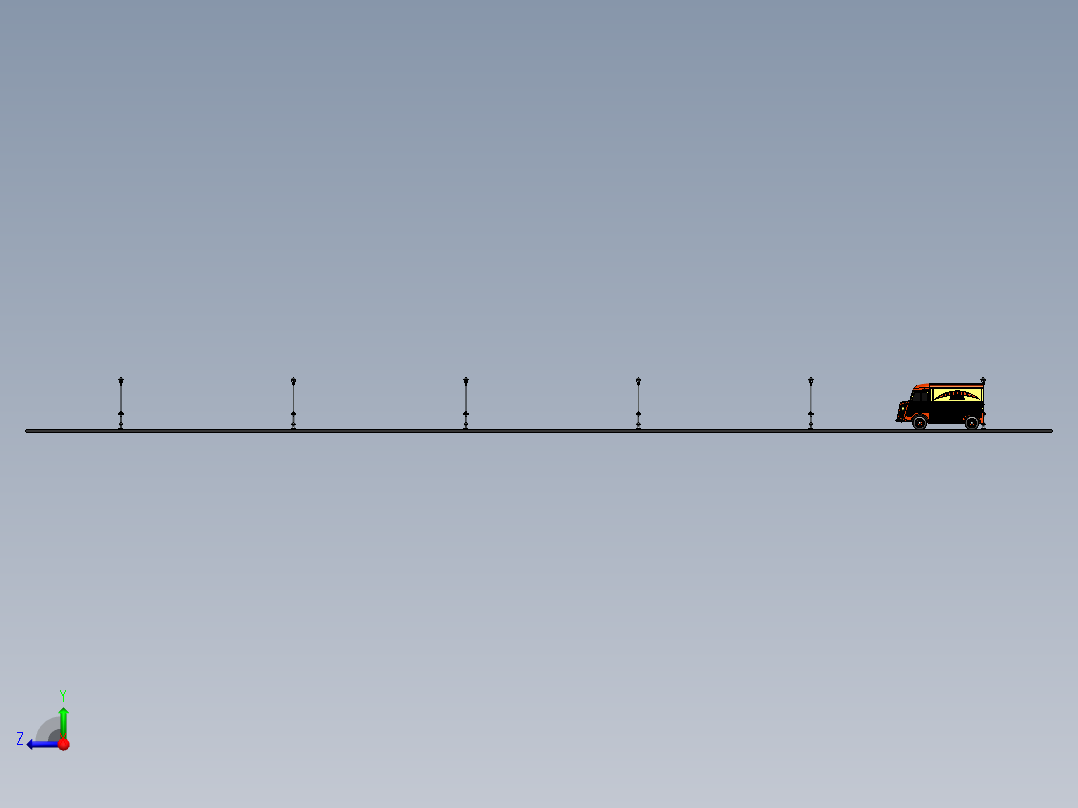 雪铁龙客车模型246992右视图