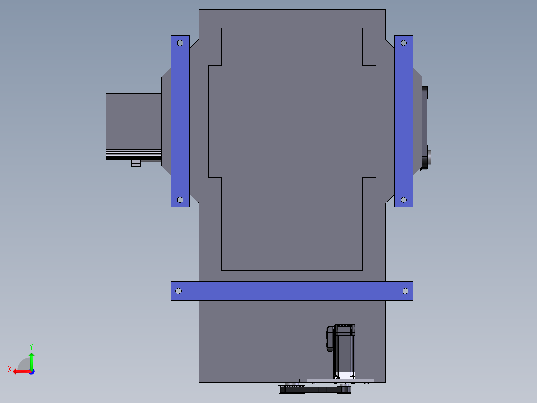 铣床、HSM铣床后视图