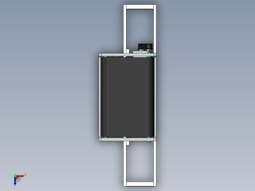 长250宽350皮带输送线俯视缩略图