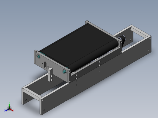 长250宽350皮带输送线正等轴测缩略图