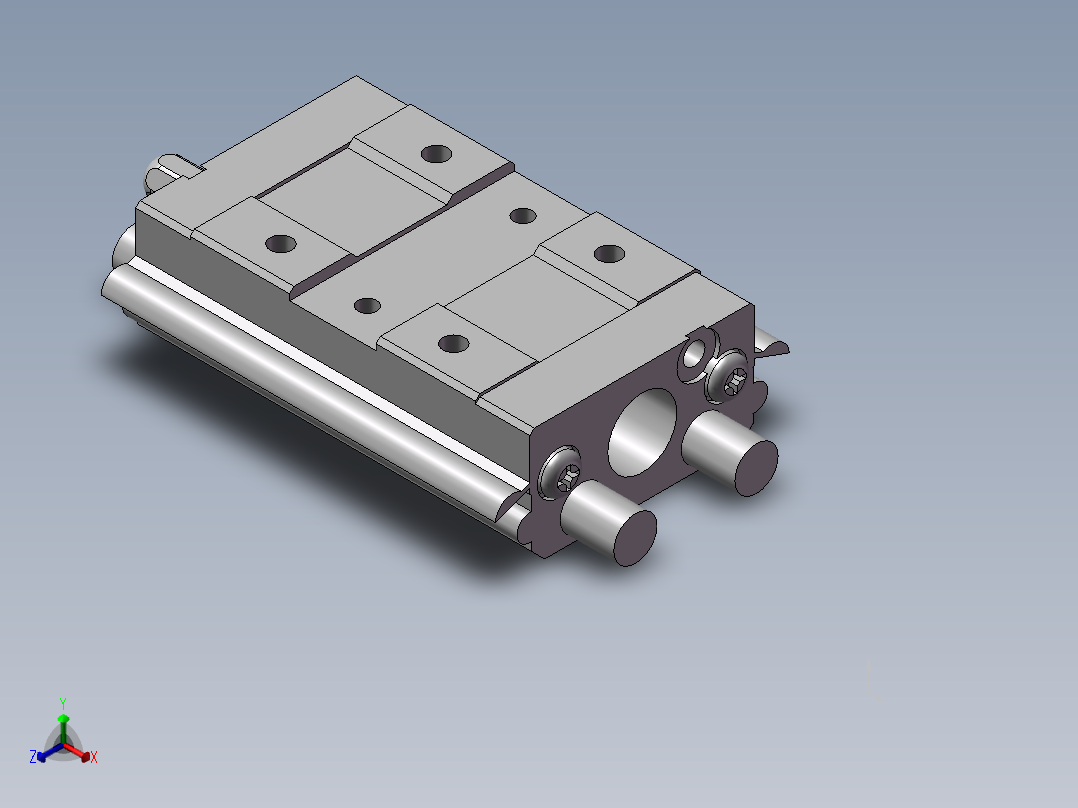 KK40滑块正等轴测图