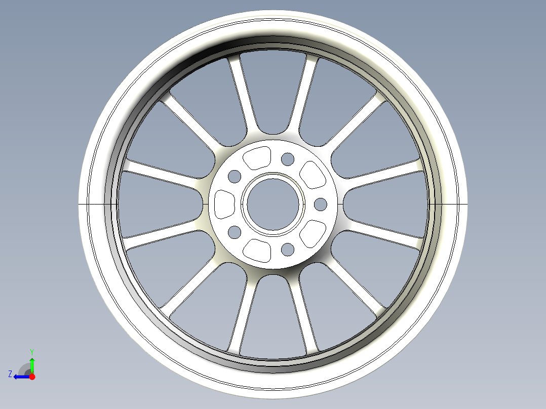 轮毂、轮胎(42)右视图