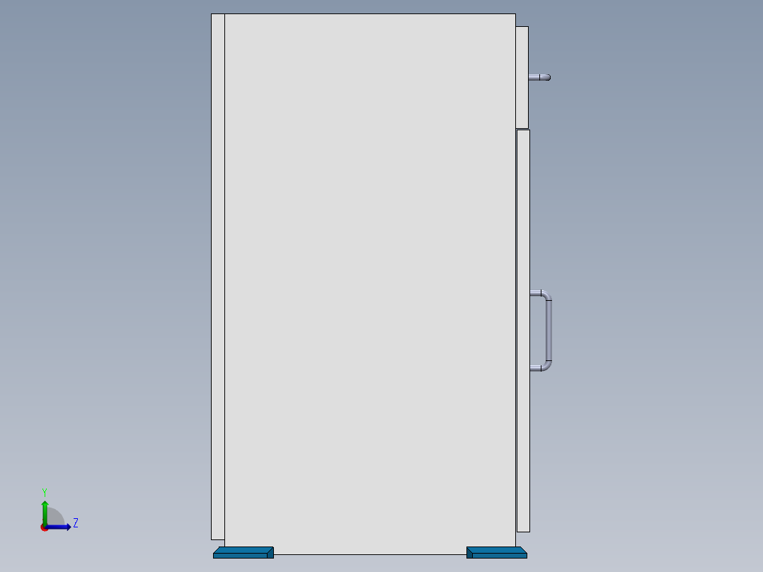 电脑桌(40)左视图