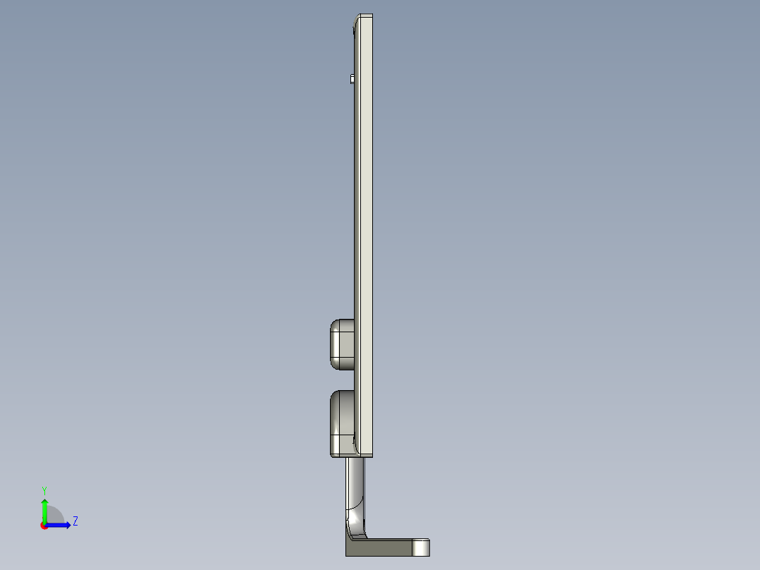 显示器、显示屏(15)左视图