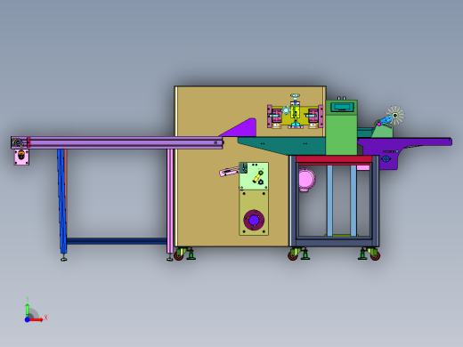 酸辣粉干挂面包装机械设备前视缩略图