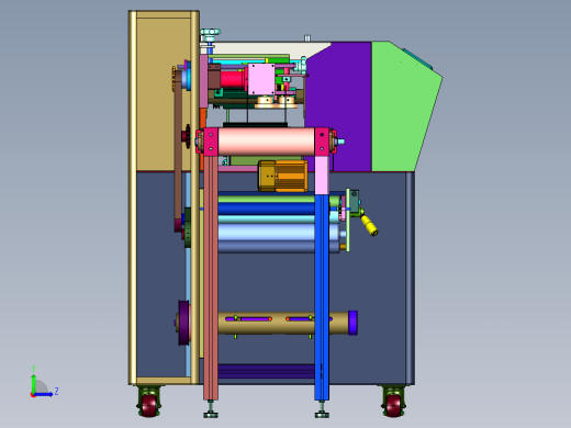 酸辣粉干挂面包装机械设备左视缩略图