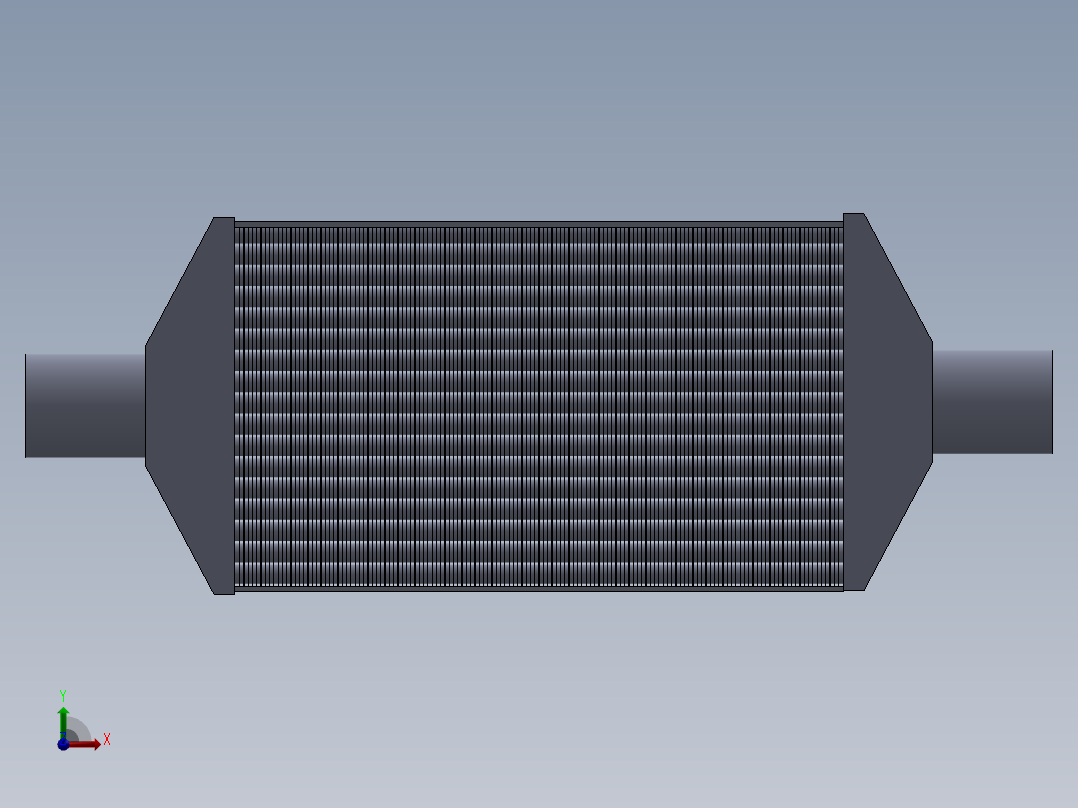 散热器(51)前视图