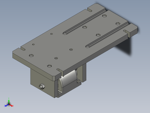 犁刀变速齿轮箱体N面夹具