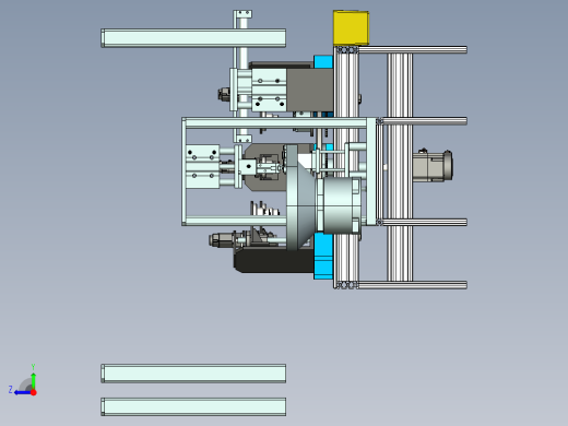 HEXOGONAL POCKET六角套筒钻削设备3D图纸 STP格式右视缩略图