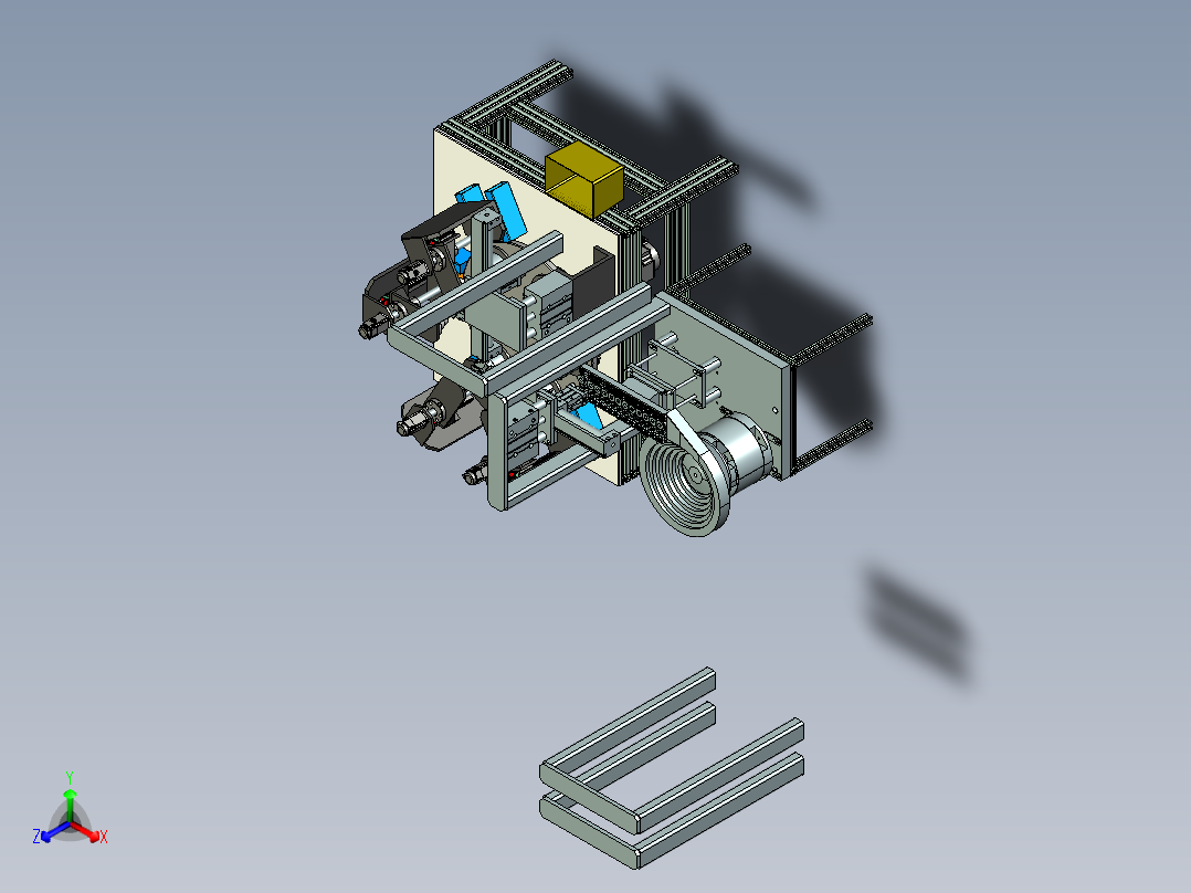 HEXOGONAL POCKET六角套筒钻削设备3D图纸 STP格式正等轴测图