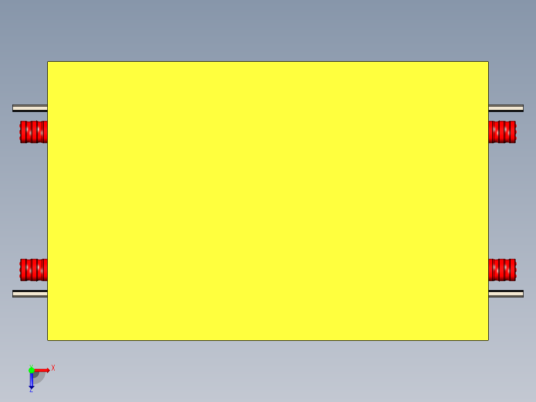 150t、300t无动力拖车及200t、320t、400t电动平车-KPD-KPW-300T(9.5×6×1.2m)无动力平车MF125俯视图