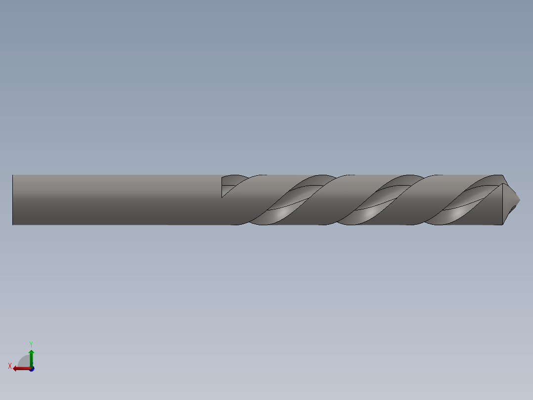 12毫米钻头后视图