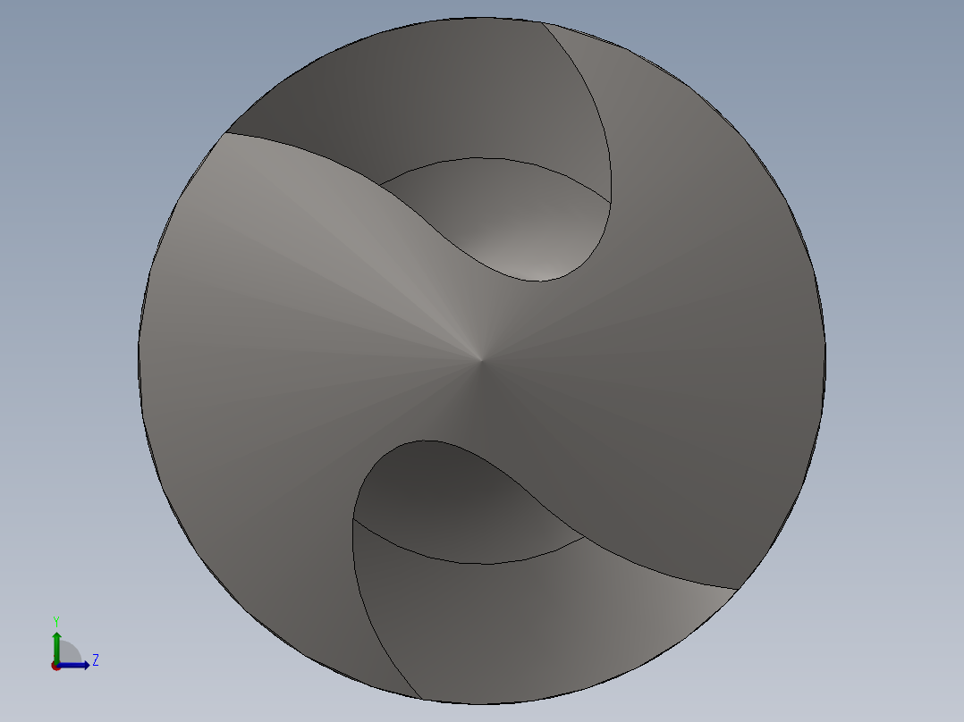 12毫米钻头左视图
