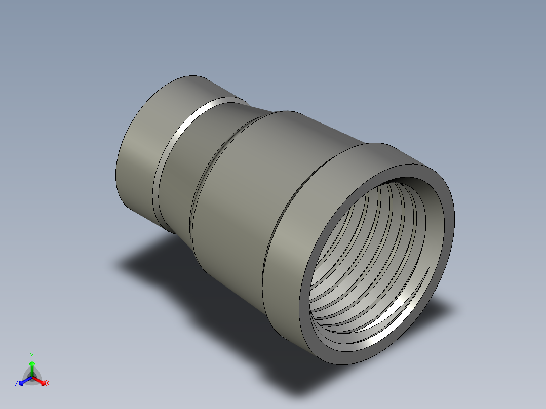 螺纹管管箍-异径有边 DN15-DN8
