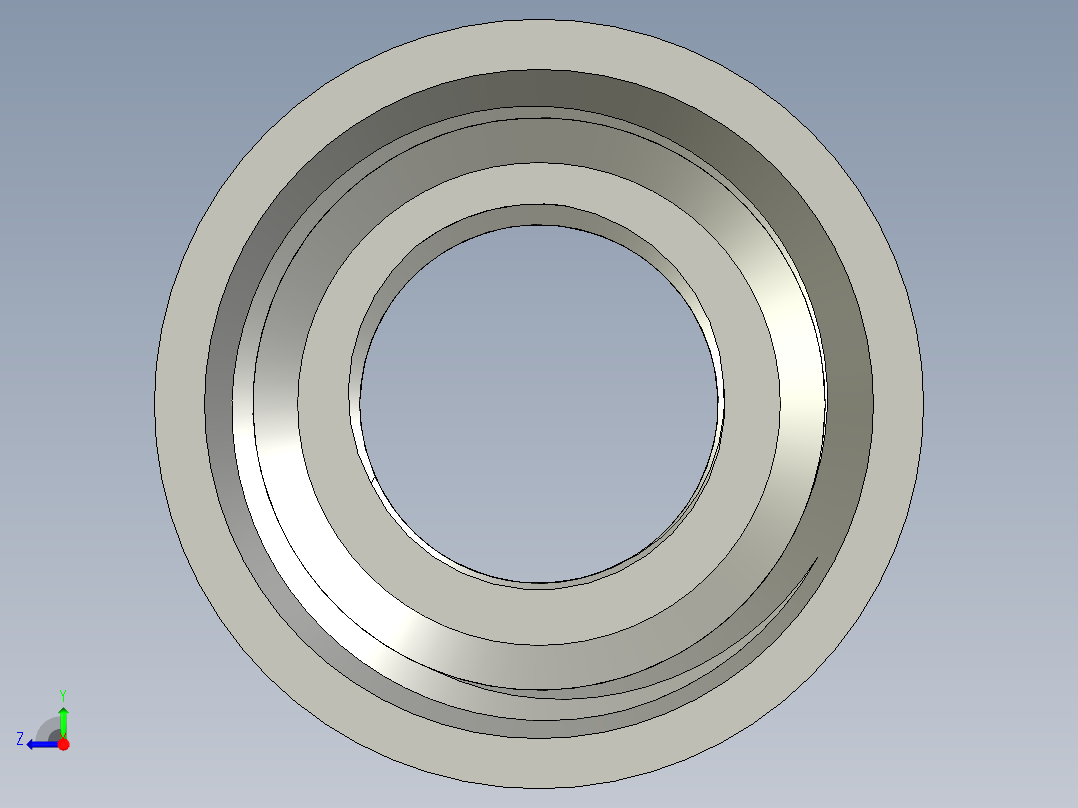 螺纹管管箍-异径有边 DN15-DN8右视图