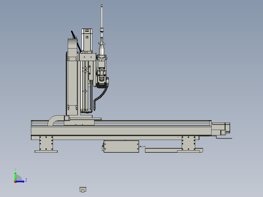 SAWH11-02300A0出射头移动安装组件左视图