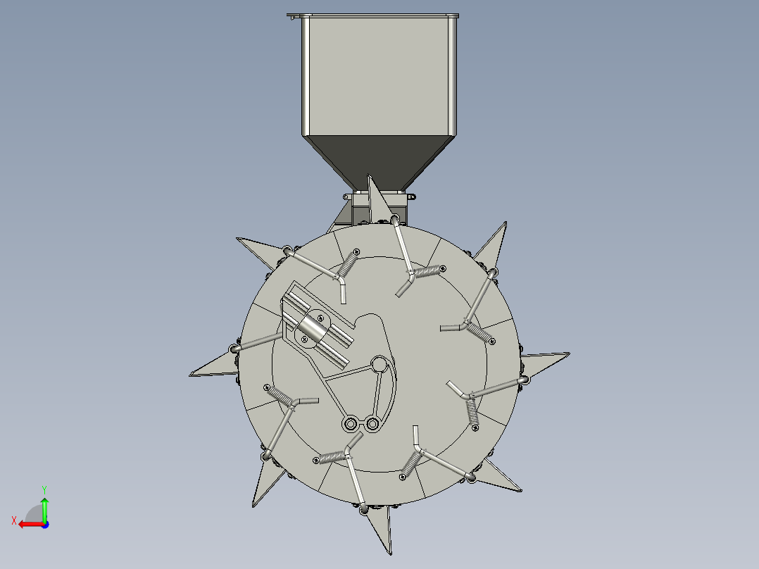 多功能新款高粱谷子点播神器后视图