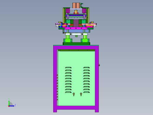 高效高精胶条分切装置左视缩略图